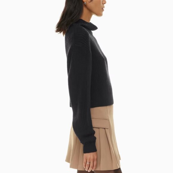 NWT Wilfred Montpellier Merino Wool Waist Turtleneck size xs - Picture 7 of 9